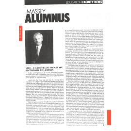 Massey Alumnus - Education Faculty News, May 1988