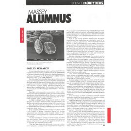Massey Alumnus - Science Faculty News, May 1988