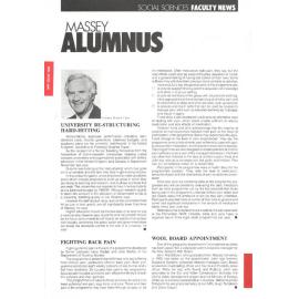 Massey Alumnus - Social Sciences Faculty News, May 1988