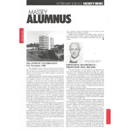 Massey Alumnus - Veterinary Science Faculty News, May 1988
