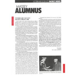 Massey Alumnus - Veterinary Science Faculty News, December 1988