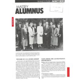 Massey Alumnus - Business Studies Faculty News, June 1989