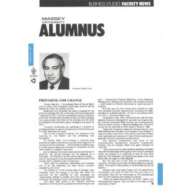 Massey Alumnus - Business Studies Faculty News, December 1989