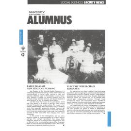 Massey Alumnus - Social Sciences Faculty News, December 1989