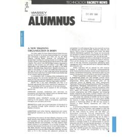 Massey Alumnus - Technology Faculty News, December 1989