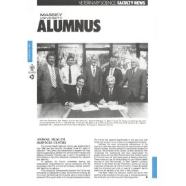 Massey Alumnus - Veterinary Science Faculty News, December 1989