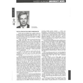Massey Alumnus - University News, December 1989