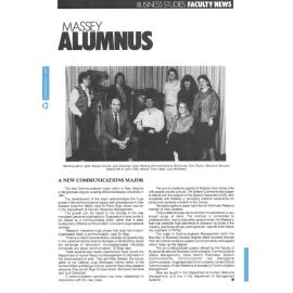 Massey Alumnus - Business Studies Faculty News, December 1990
