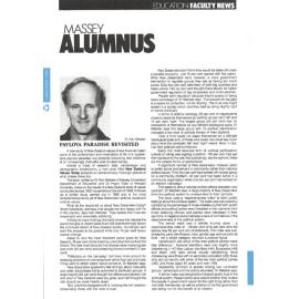 Massey Alumnus - Education Faculty News, December 1990