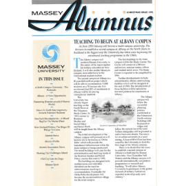 Massey Alumnus, Christmas Issue 1992
