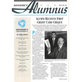 Massey Alumnus, Issue One, 1996