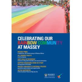 Massey University. Big Gay Out poster, 2023