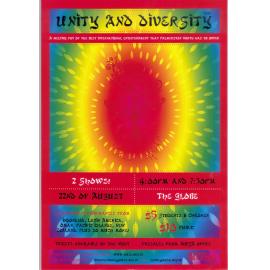 Massey University Students’ Association. Unity and Diversity concert programme leaflet, 22 August 2010