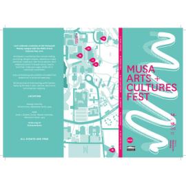 Massey University Students’ Association (MUSA). Arts and Cultures Fest programme leaflet, 14–18 August 2017