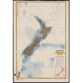 Cook bicentenary 1769-1969: commemorative chart of New Zealand including Norfolk and Campbell Is