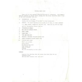 Tiritea Maori Club: Schools meeting and performance programme leaflet, circa 1975