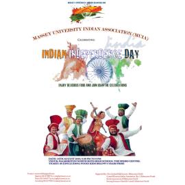 Massey University Indian Association. Independence Day Bhangra leaflet, 14 August 2010