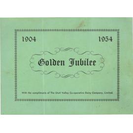 Uruti Valley Co-operative Dairy Company Limited. Golden Jubilee, 1904-1954