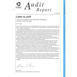 MU Audit Report, 2, 14 April 1997