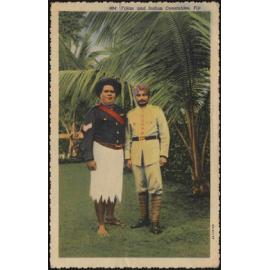 Fijian and Indian constables, Fiji