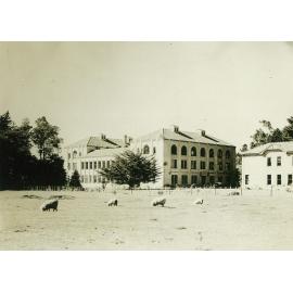 Main Building. Rear view, circa 1931