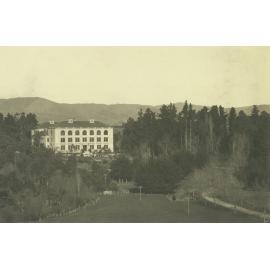 Main Building. Front view, circa 1935