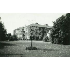 Main Building. Rear view, 1940s