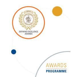Defining Excellence Awards Programme, 2014
