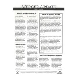 Merger Update, 1, July 1995