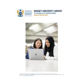 Massey University Library Annual Report, 2025