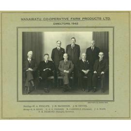 Manawatu Co-operative Farm Products Limited. Directors 1942