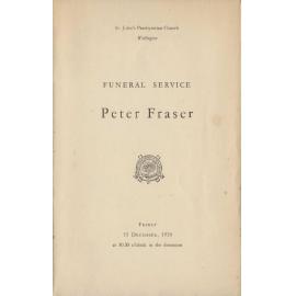 Funeral service Peter Fraser