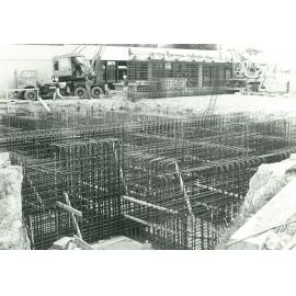 Veterinary Sciences Complex. Stage 2 (Tower) foundations, 10 December 1968