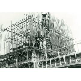 Veterinary Sciences Complex. Stage 2 (Tower) construction, first floor, 6 May 1969