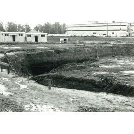 Veterinary Sciences Complex. Stage 2 (Tower) foundations, 1 August 1968