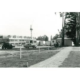 Library, Manawatū campus, under construction, March 1967