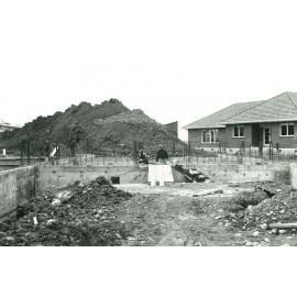 Science Towers. Foundations formwork, 27 June 1967