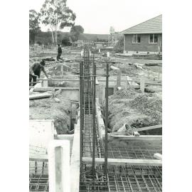 Science Towers. Foundations formwork, 27 June 1967