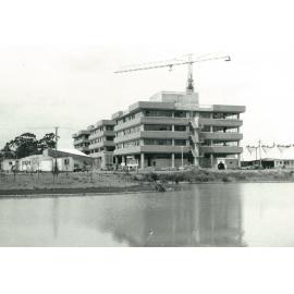 Science Towers. View of all three Science Towers, 10 February 1969