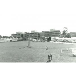 Science Towers. View of all three Science Towers, May 1969