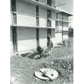 Kairanga Court. Construction, November 1976