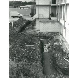 Kairanga Court. Construction, November 1976