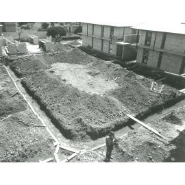 Kairanga Court. Construction, November 1976