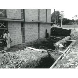 Kairanga Court. Construction, November 1976