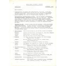 EXMSS Newsletter, December 1975