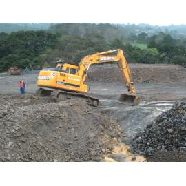 Library, Auckland campus. Library Extension, construction, July 2008