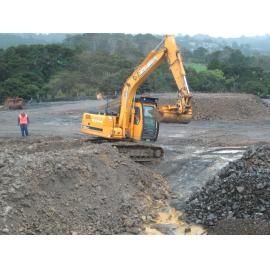 Library, Auckland campus. Library Extension, construction, July 2008