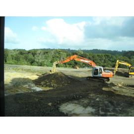 Library, Auckland campus. Library Extension, Construction, August 2008