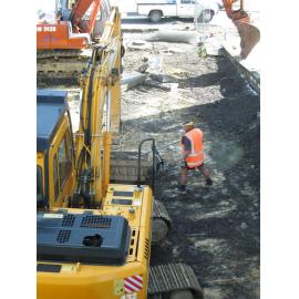 Library, Auckland campus. Library Extension, Construction, August 2008