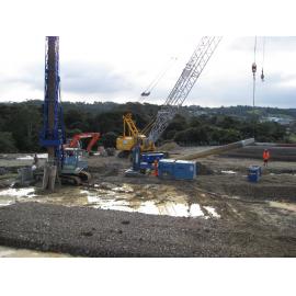 Library, Auckland campus. Library Extension, Construction, August 2008